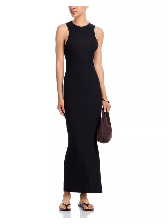WARDROBE.NYC Dresses & Skirts - WARDROBE.NYC Racer Bodycon Maxi Dress Black Size S NWT